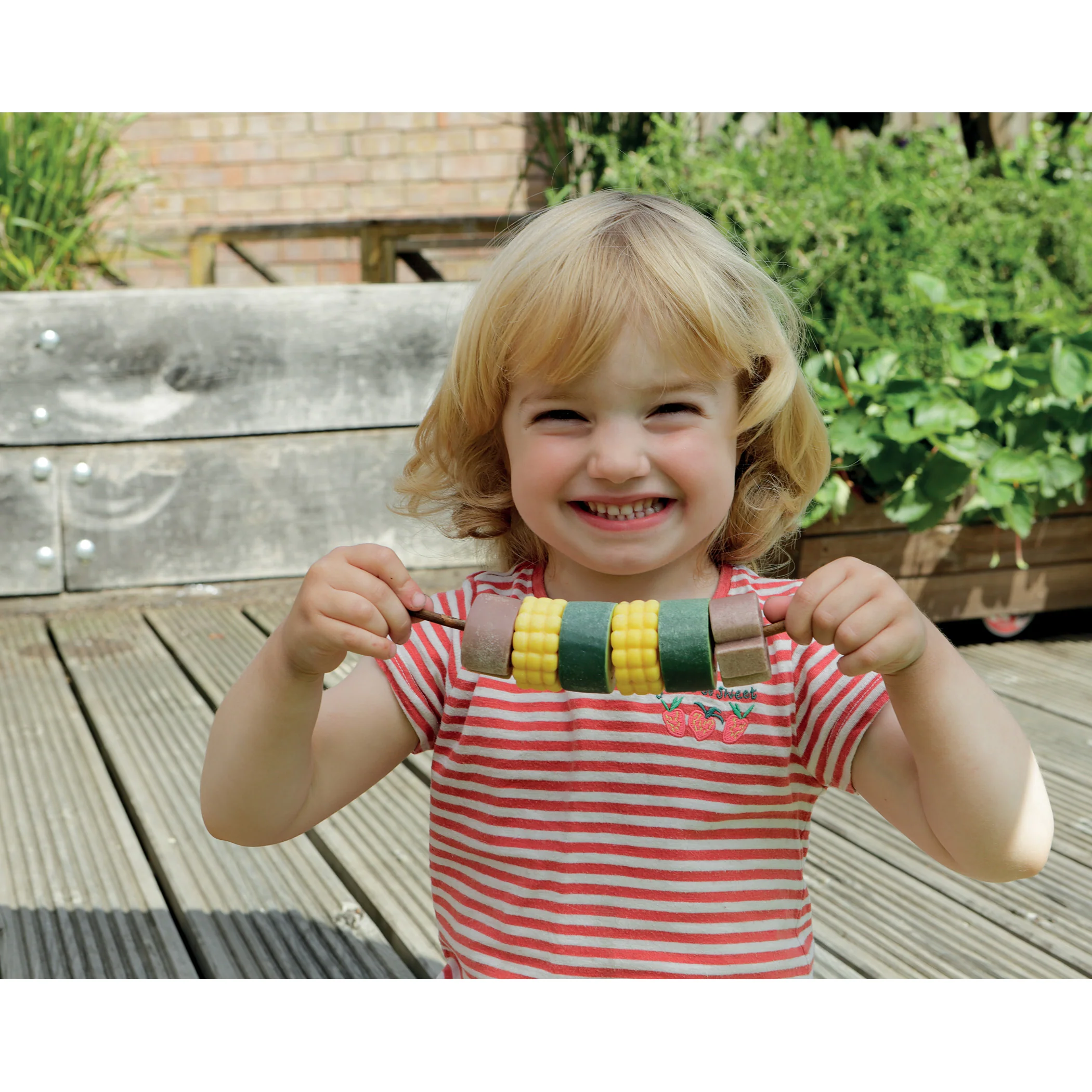 Yellow Door Sensory Play Stones, Threading Kebabs Toy Set - Image 8