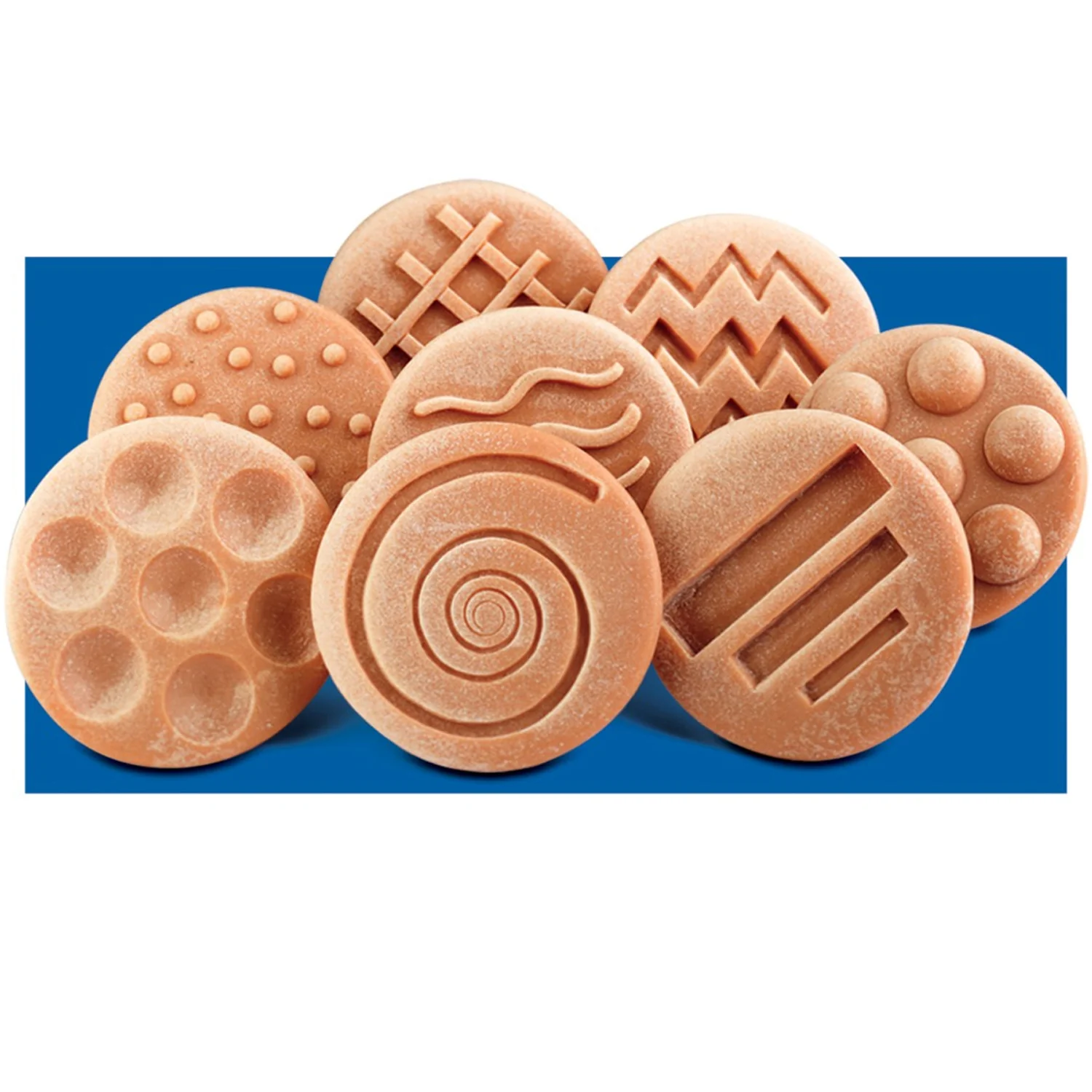 Yellow Door Sensory Stones for Toddlers – Set of 8 Textured Stones - Image 2