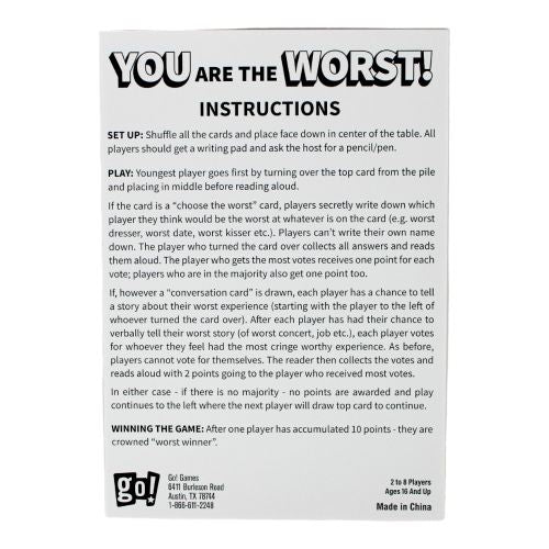 You Are The Worst Game - Hilarious Party Fun - Image 11