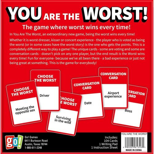 You Are The Worst Game - Hilarious Party Fun - Image 2