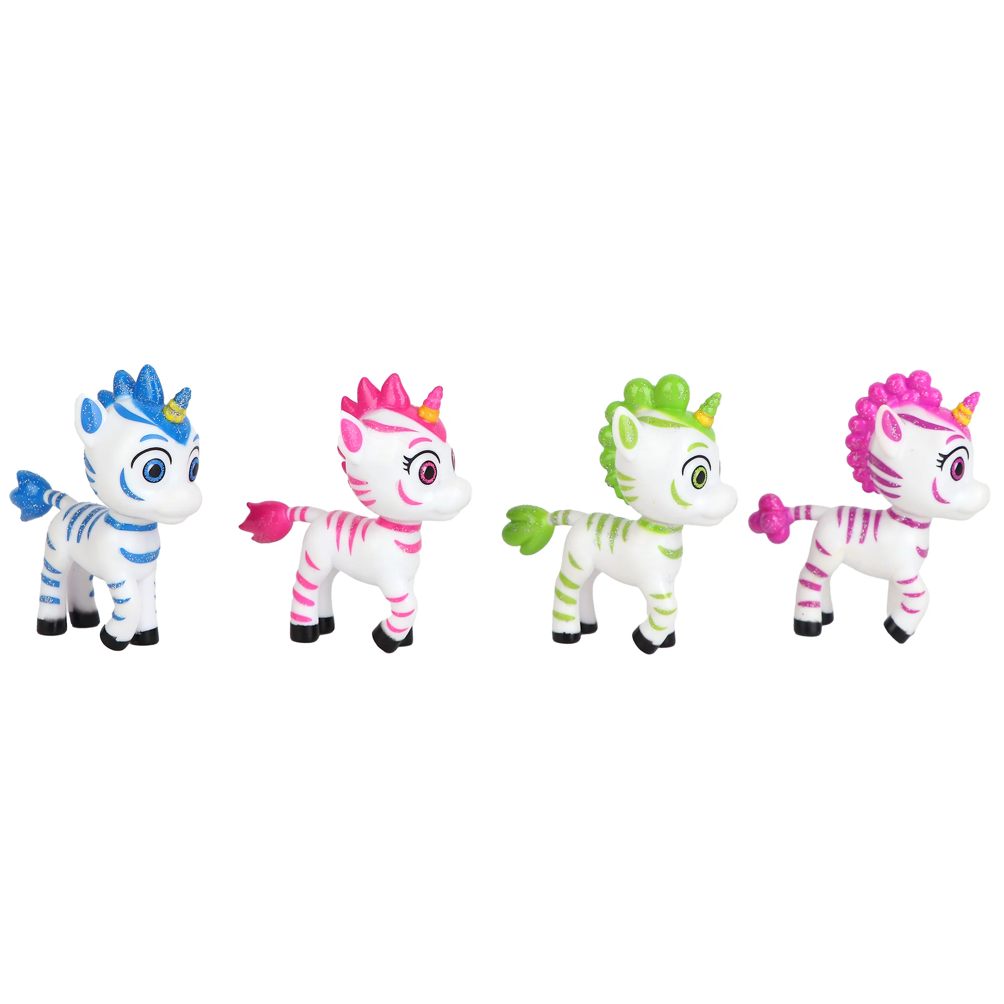 Zoonicorn Mini Figurine Set, 4-Pack 2.75 inch - Aliel, Ene, Promi, Valeo - Kids 3+ - Image 5